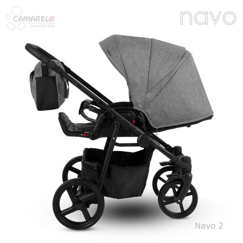 Bergon Camarelo Navo multifunkciós babakocsi 3in1 - 02 szürke