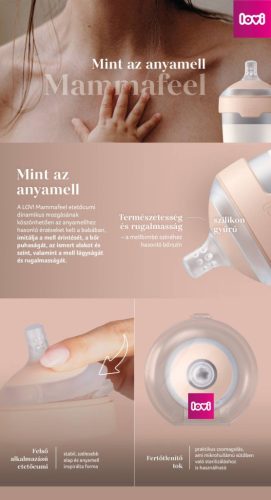 LOVI MAMMAFEEL cumisüveg 250ml