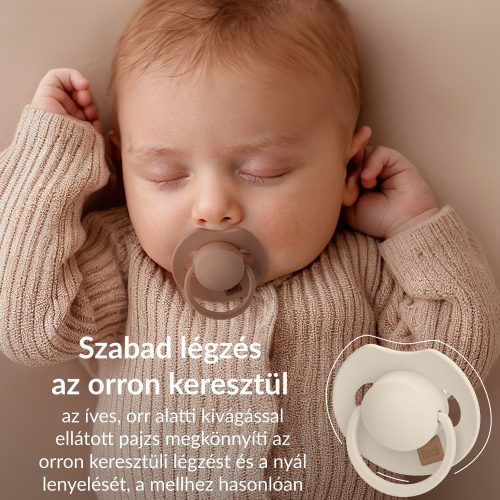 LOVI Dinamikus szilikon cumi PRIME 0-6hó 1db -Blush