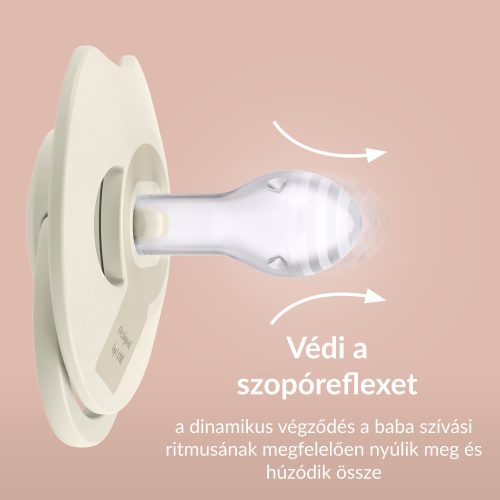 LOVI Dinamikus szilikon cumi PRIME 0-6hó 1db -Violet