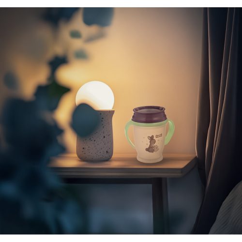 LOVI 360° Itatópohár világító fülekkel NIGHT&DAY 250ml lány