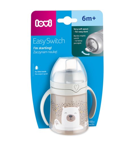 Lovi EasySwitch Első pohárkám 150ml (6h+) Buddy Bear