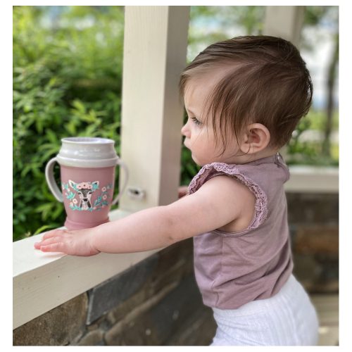 LOVI 360° itatópohár WILD SOUL 9hó+ 250ml-Rózsaszín