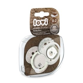 Lovi Dinamikus nyugtató cumi 2db (0-2 hónap) Buddy Bear