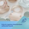 Canpol babies Szilikon előke zsebbel -zöld