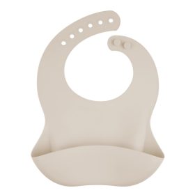 Canpol babies Szilikon előke zsebbel -krém