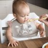Canpol babies Szilikon előke zsebbel BONJOUR PARIS-Bézs