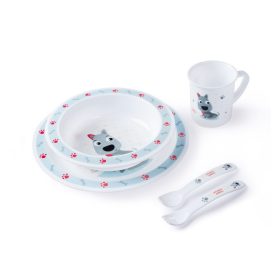 Canpol babies műanyag étkészlet 12+- Kék