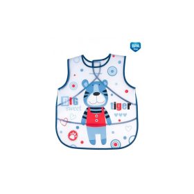 Canpol babies Puppets zsebes puha előke-Kék