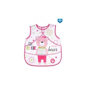 Canpol babies Puppets zsebes puha előke-Rózsaszín