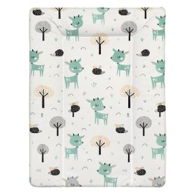 Puha pelenkázó lap 50x70cm -Menta őz