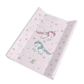 Merev pelenkázó lap 50x80cm -Rózsaszín egyszarvú