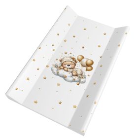 Merev pelenkázó lap 50x80cm -Arany maci