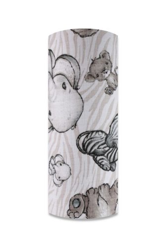 Színes mintás textil pelenka 70x80 cm-Safari bézs