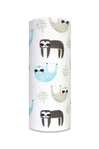 Színes mintás textil pelenka 70x80 cm-Lajhár