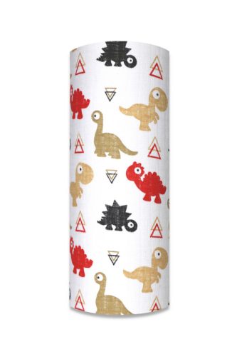 Színes mintás textil pelenka 70x80 cm-Dino