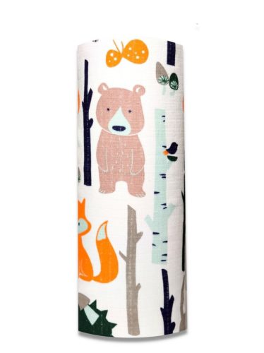 Színes mintás textil pelenka 70x80 cm-Erdei élet