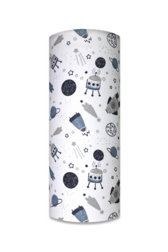 Színes mintás textil pelenka 70x80 cm- Szürke űr