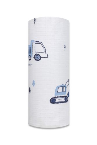 Színes mintás textil pelenka 70x80 cm-Kék markoló