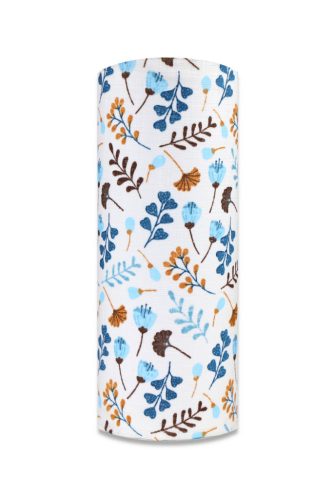 Színes mintás textil pelenka 70x80 cm-Kék rét