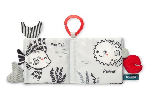 Sensillo black&white textil könyv-Delfin 