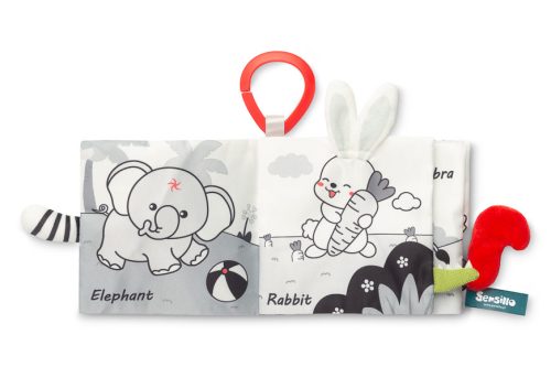 Sensillo black&white textil könyv-Bagoly