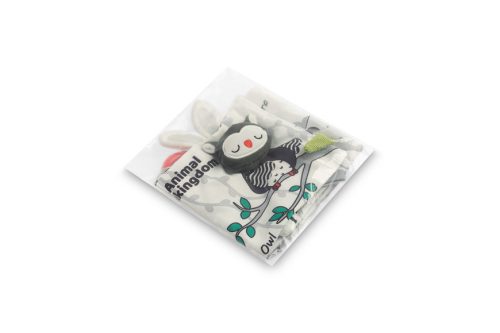 Sensillo black&white textil könyv-Bagoly