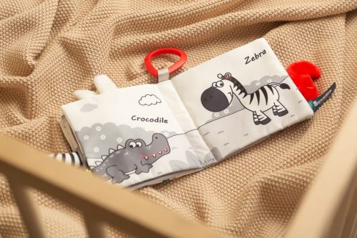 Sensillo black&white textil könyv-Bagoly