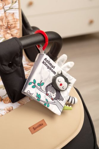 Sensillo black&white textil könyv-Bagoly