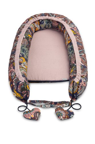 Sensillo waffle babafészek 80x45 cm-Dusty Pink