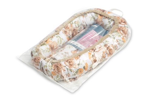Sensillo waffle babafészek 80x45 cm-Beige