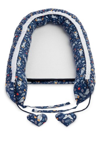 Sensillo waffle babafészek 80x45 cm-Blue