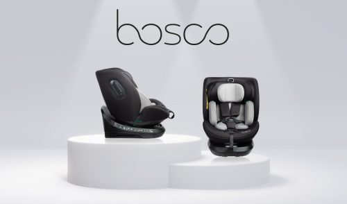 Caretero Bosco i-Size 40-150cm biztonsági gyerekülés-Black