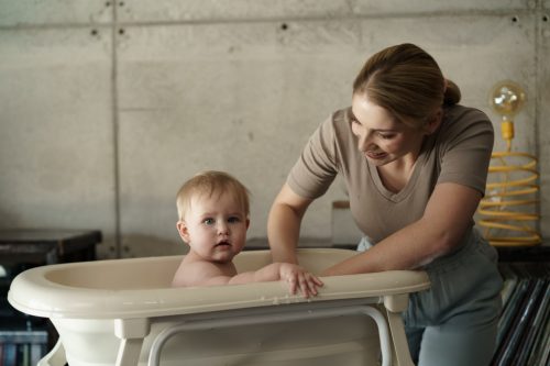 Tega Baby összecsukható babakád-Natural linen