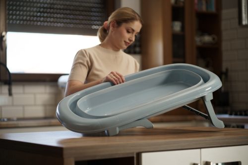 Tega Baby összecsukható babakád-Dove Grey