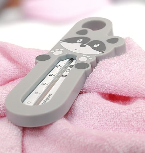 BabyOno vízhőmérő Mosómedve-szürke