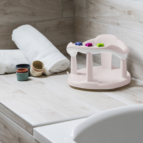 Thermobaby Aquababy fürdetőkarika- Powder pink/White