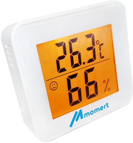 Momert 1754 digitális beltéri páratartalom és hőmérő