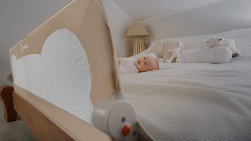 Lionelo Eva leesésgátló tárolóval - Beige Melange