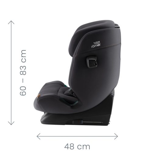 Britax Römer Advansafix Pro Style autósülés (76-150 cm) - Carbon Black