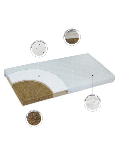 Pure Kókusz-hab matrac 140x70x9 cm