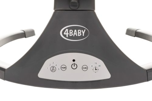 4BABY ROCK' N RELAX elektromos hinta távirányítóval - Grey