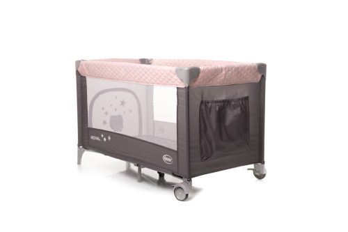 4BABY Royal utazóágy egyszintes - Rózsaszín