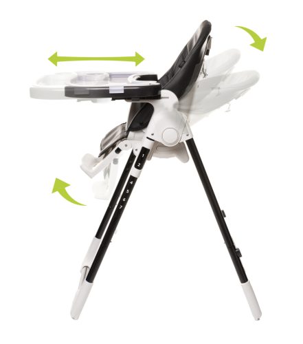 4BABY Decco etetőszék - Black