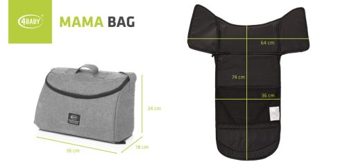 4BABY pelenkázó táska-Green