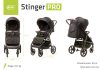 4BABY Stinger Pro sport babakocsi - Black