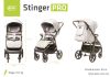 4BABY Stinger Pro sport babakocsi - Melange light grey