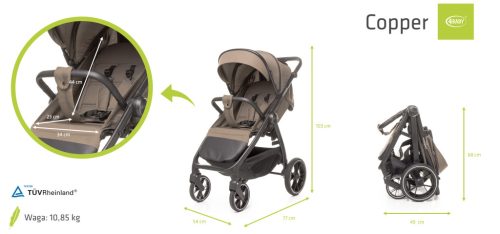 4Baby Copper sport babakocsi-Mokka