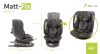 4Baby Matt-fix i-Size 40-150cm biztonsági gyerekülés-Black