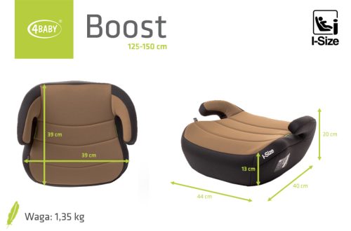 4BABY Boost I-Size ülésmagasító -Mokka
